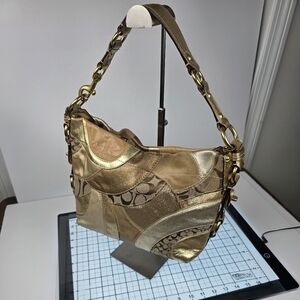 Coach Vintage Carly Patchwork Hobo Bag